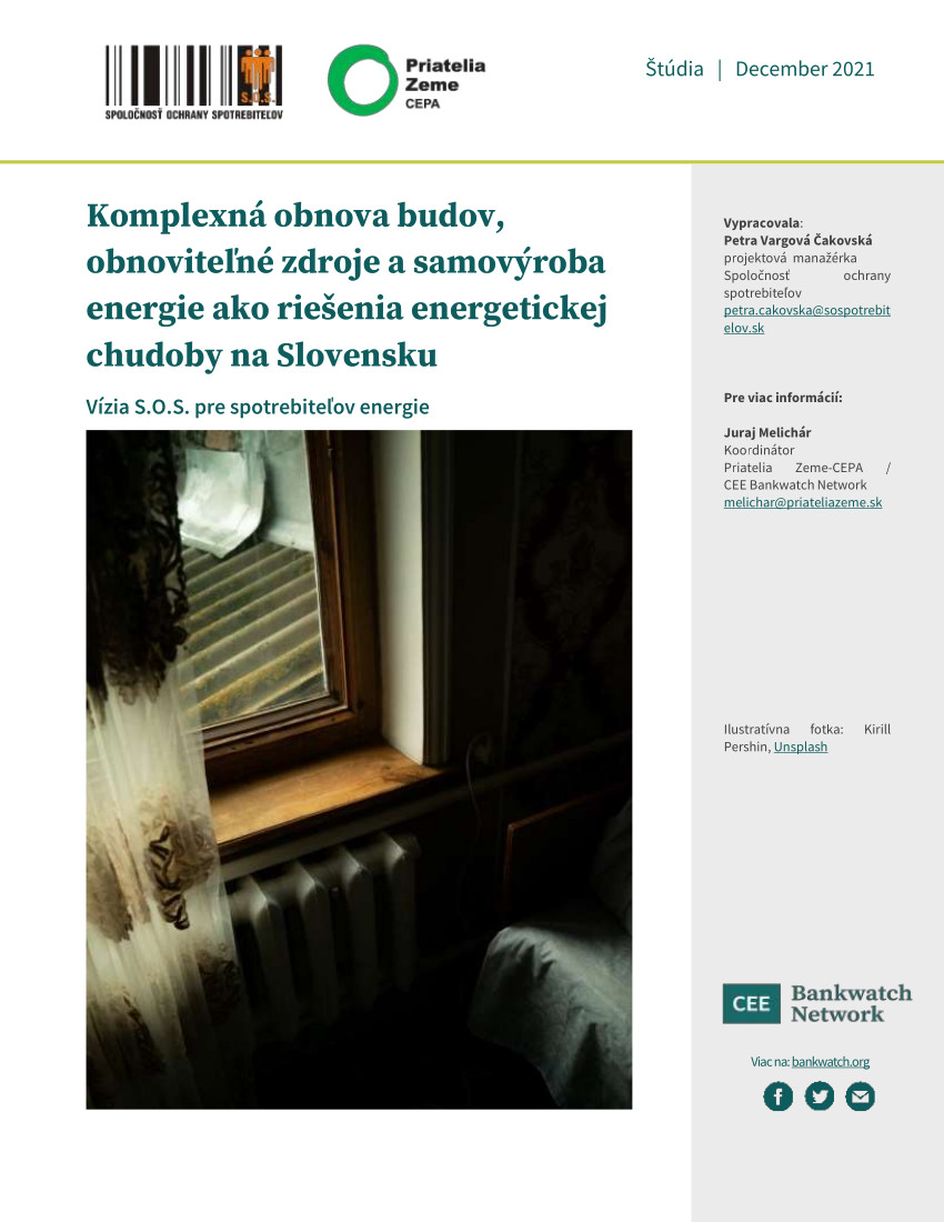 SOS CEPA Riesenia Energo Chudoby cover SK